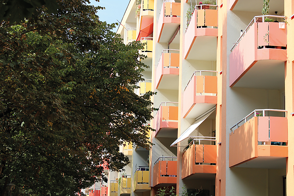 Typische Bebauung im Brunnenviertel. Foto: Dominique Hensel