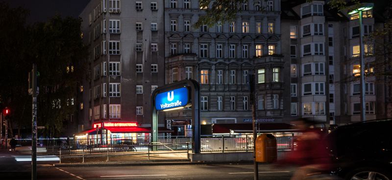Brunnenviertel bei Nacht. Foto: Sulamith Sallmann