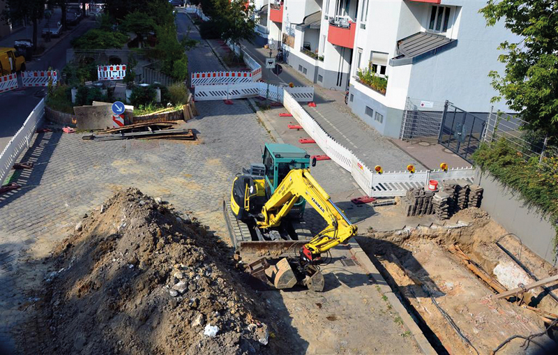 Baustelle am Gleimtunnel. Foto: Michael Becker