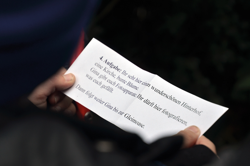 Unterwegs im Brunnenviertel mit dem Projekt KiezGeschichten. Foto: Theresa Rüster
