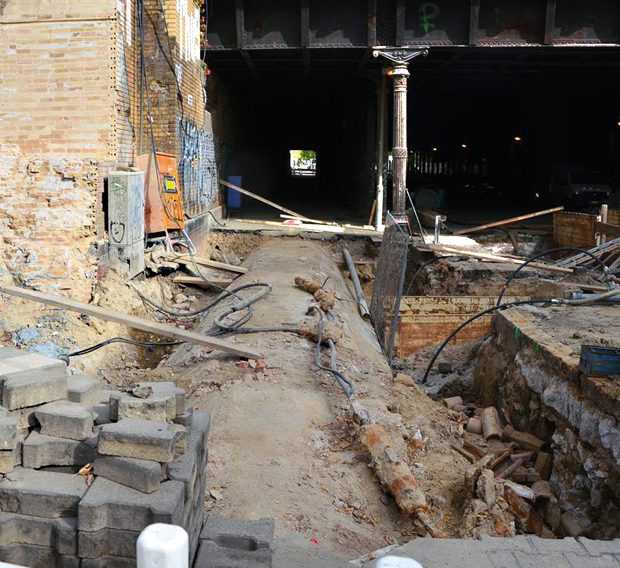 Der Fluchttunnel unter der Gleim-Oase