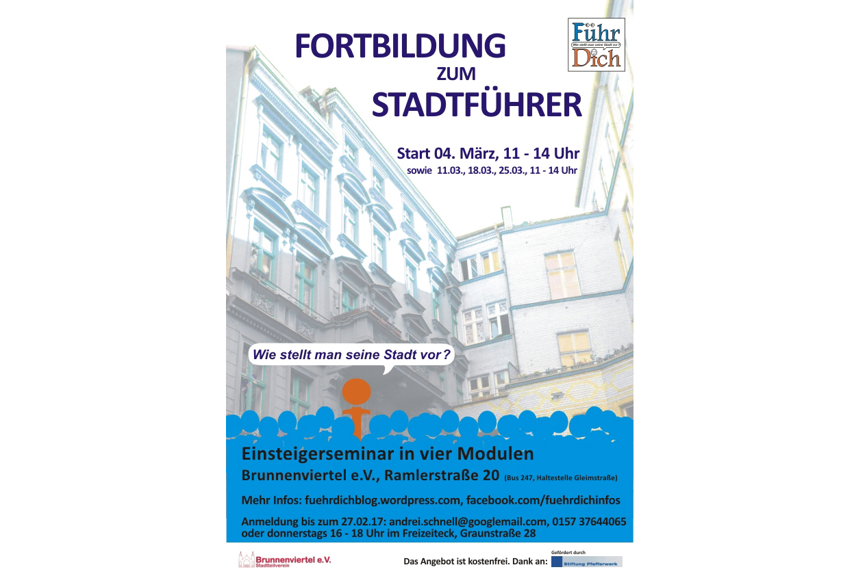 Fortbildung zum Stadtführer – jetzt anmelden