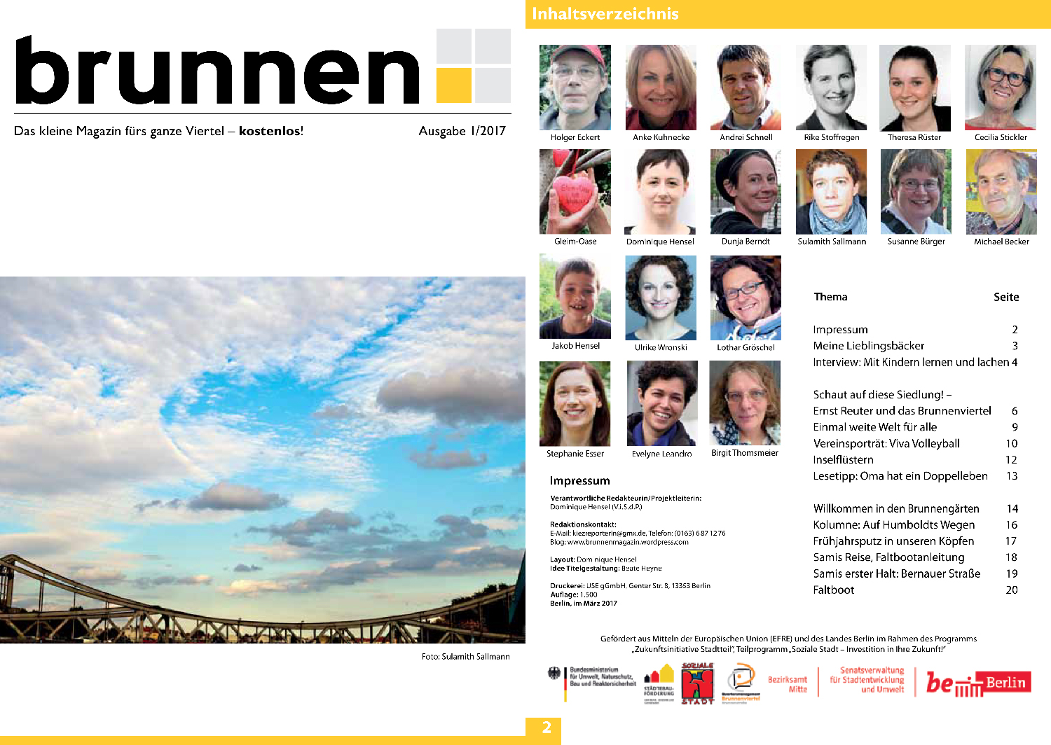 Neues Kiezmagazin: Frühling im Brunnenviertel