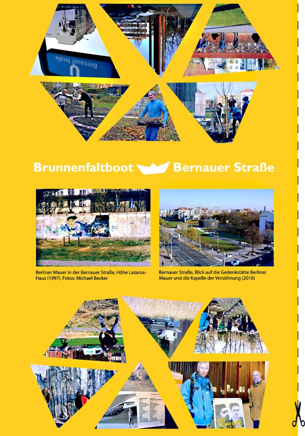 Puzzleteile für das Brunnenfaltboot. Fotos: Michael Becker
