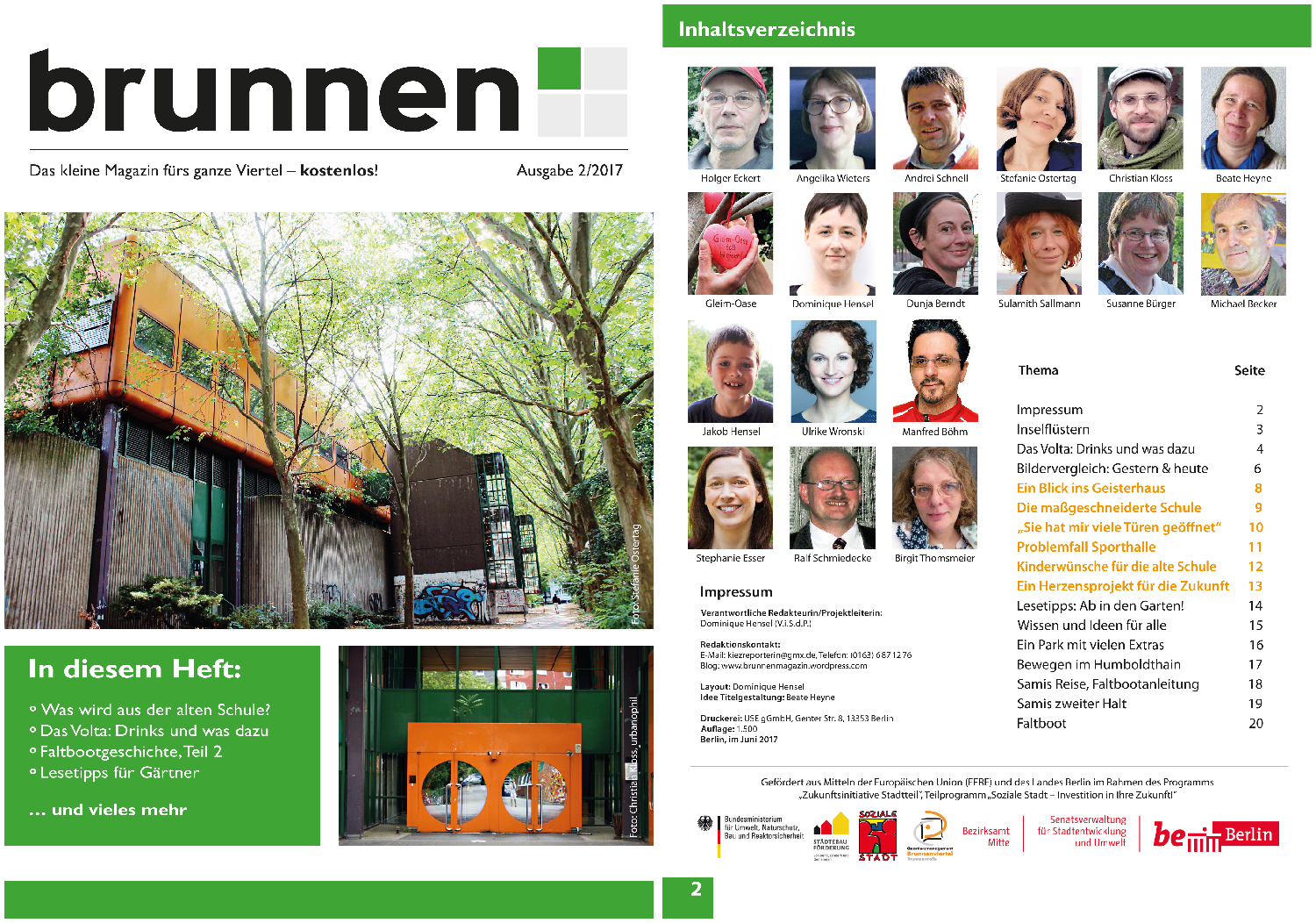 Neues Kiezmagazin zum alten Diesterweg-Gymnasium