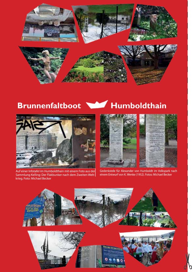 Puzzlestücke für das Brunnenfaltboot. Fotos: Michael Becker