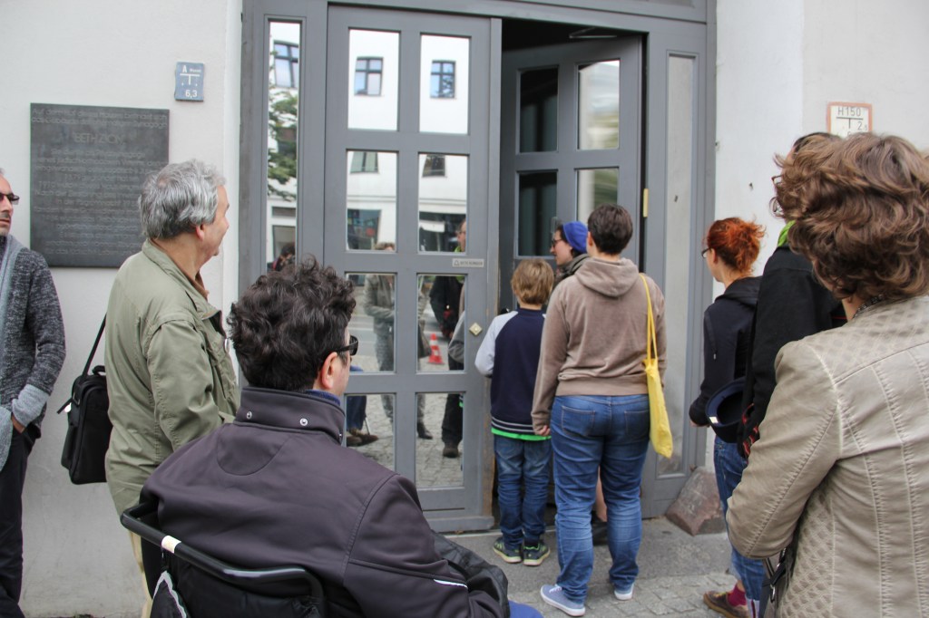 Besuch in der Synagoge in der Brunnenstraße