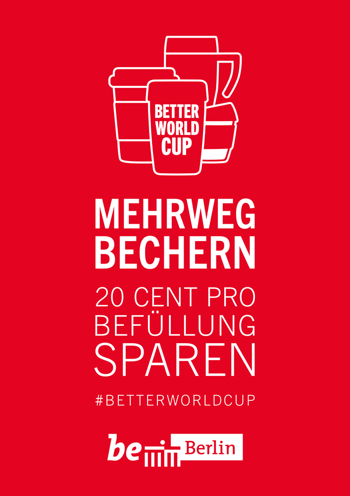 Plakat für die Aktion Better World Cup