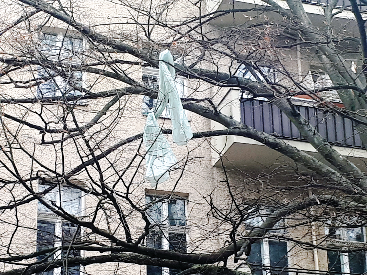 Der Müll hängt eine Etage höher