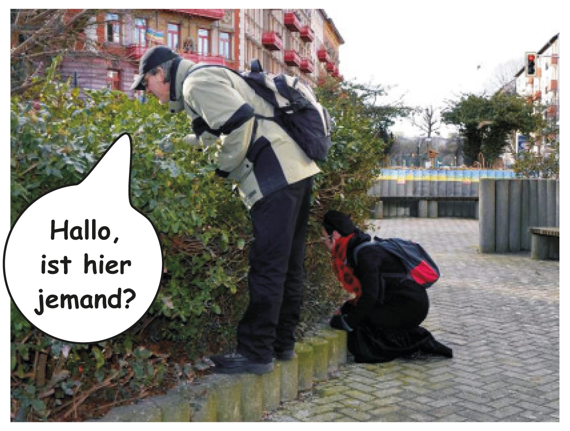 Die beiden Paten der Gleim-Oase suchen Gießhelfer ;) Foto: Michael Becker