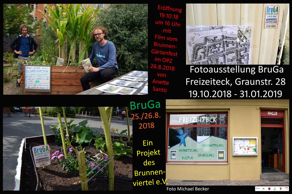 Ausstellung über grüne Oasen im Kiez eröffnet