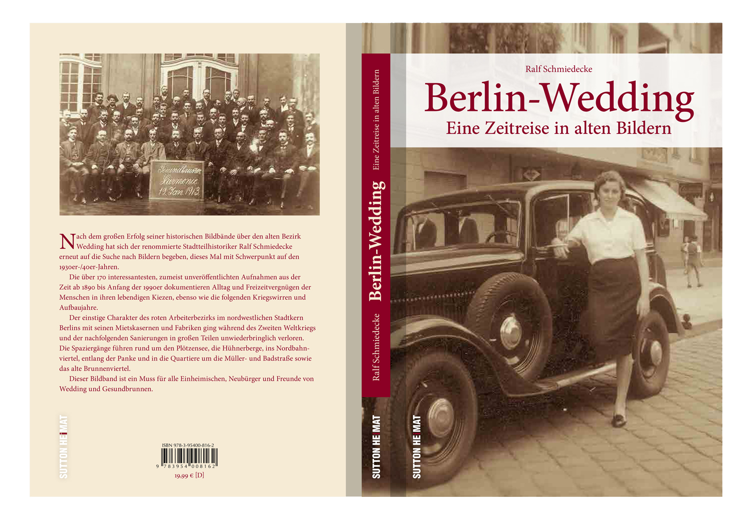Das Cover des Buchs "Berlin-Wedding. Eine Zeitreise in alten Bildern im Wedding". Foto: Verlag