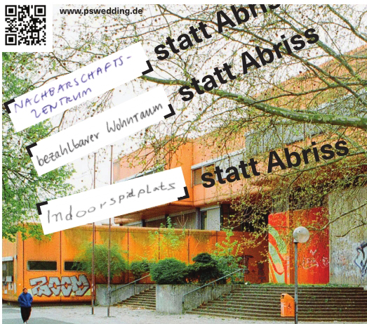 Diesterweg-Gebäude: Kundgebung gegen Abriss