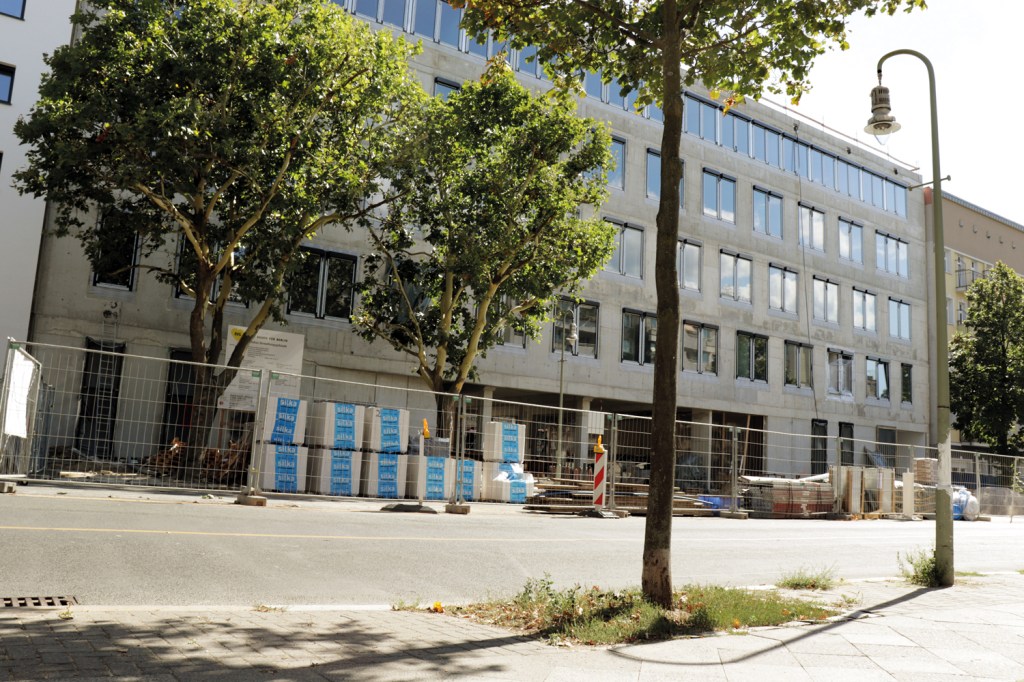 Die BVG-Baustelle in der Usedomer Straße