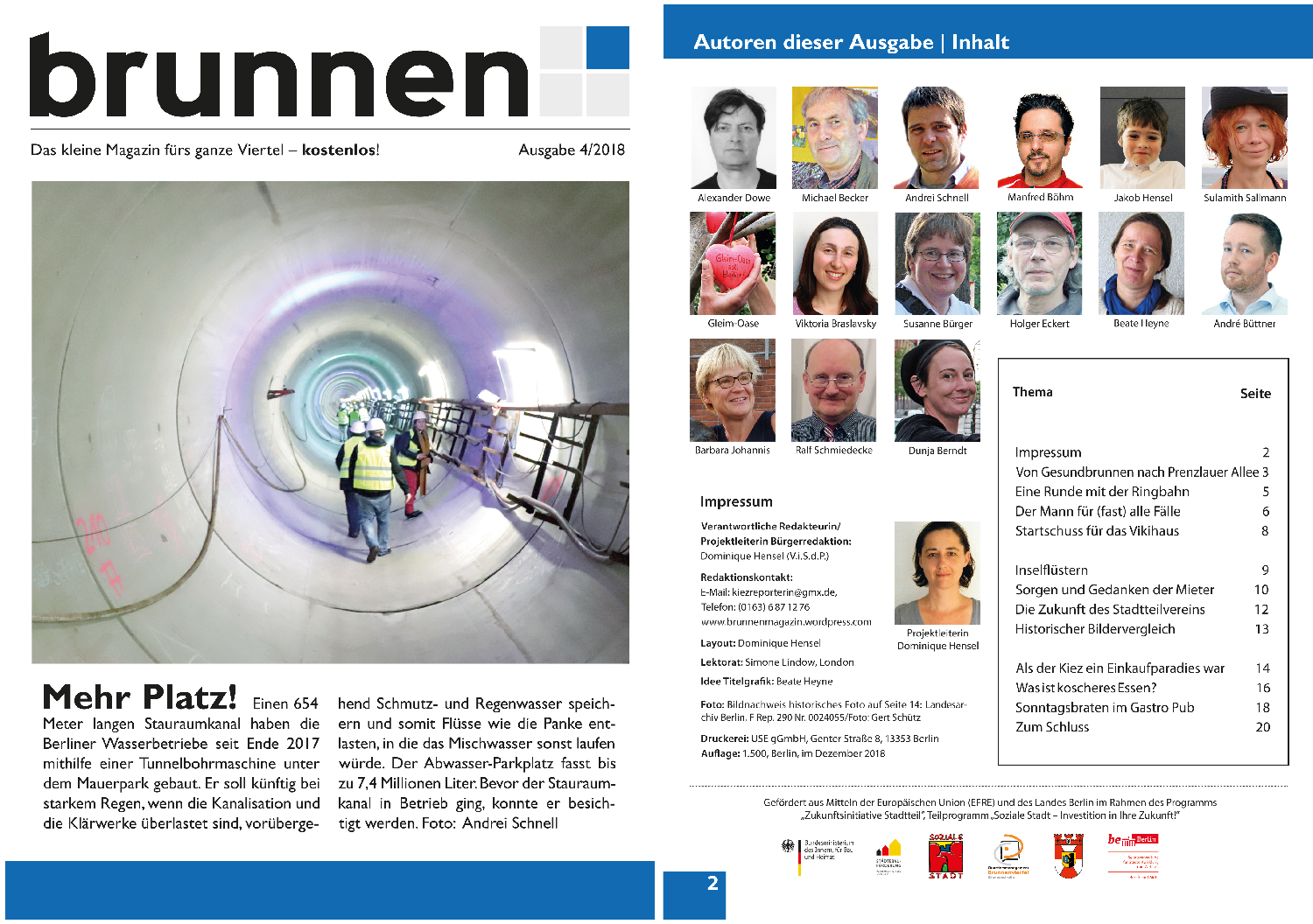 Neues Kiezmagazin: Mehr Platz!