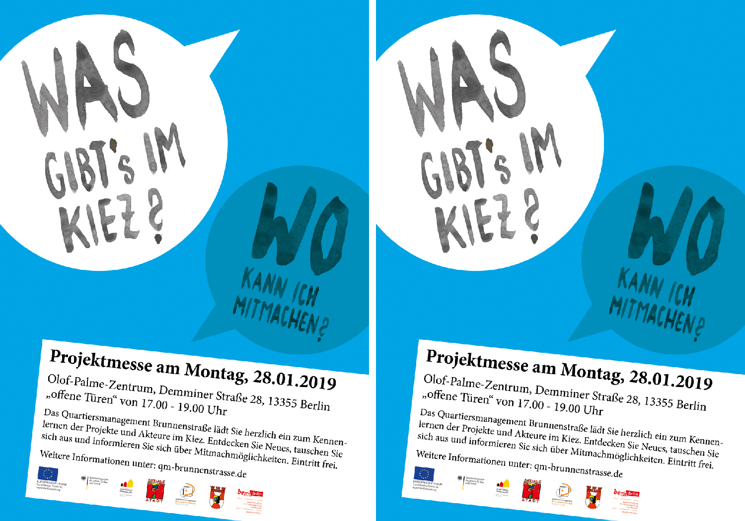 Wir sind auf der Projekte-Messe