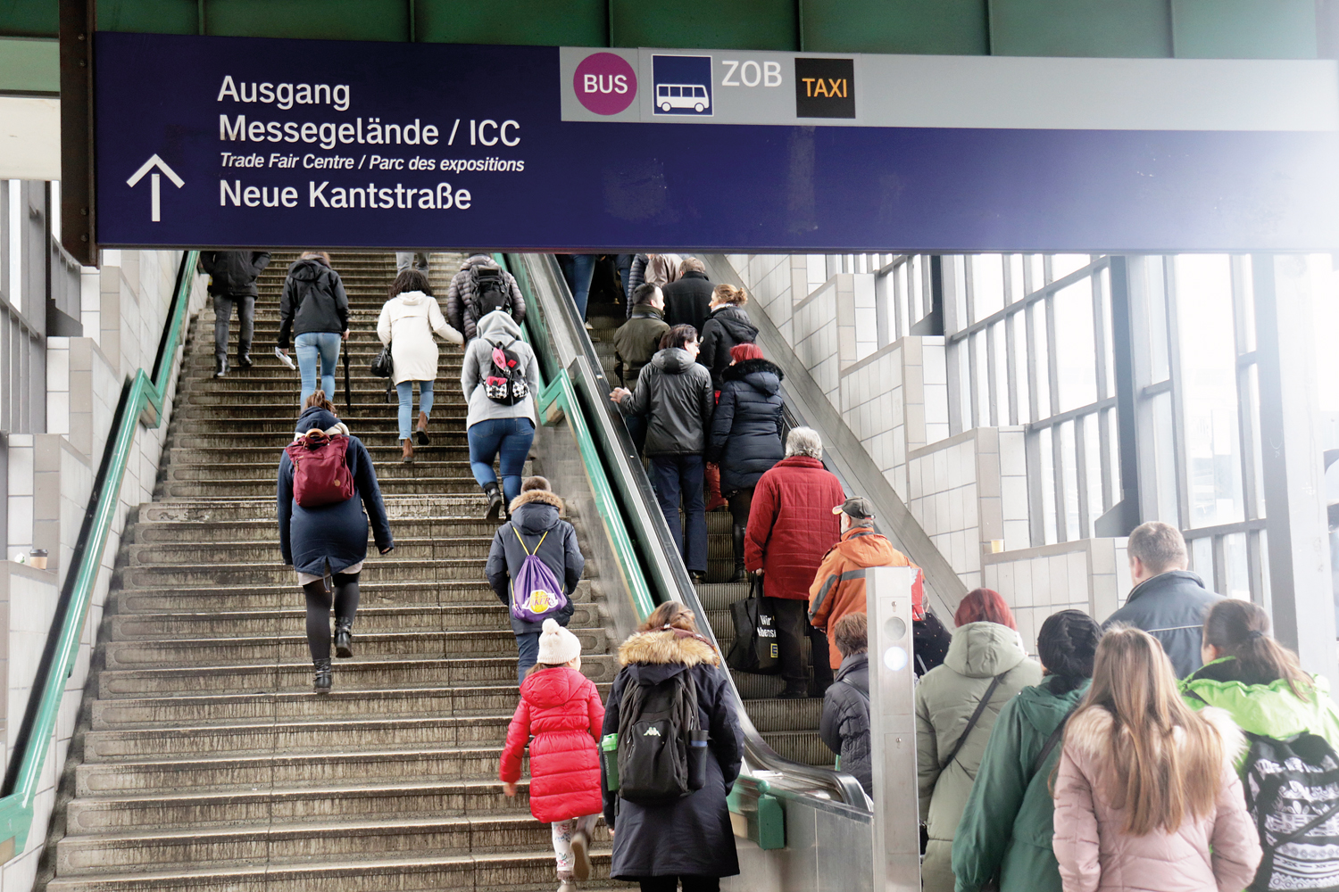 Von Gesundbrunnen nach: Messe Nord/ICC