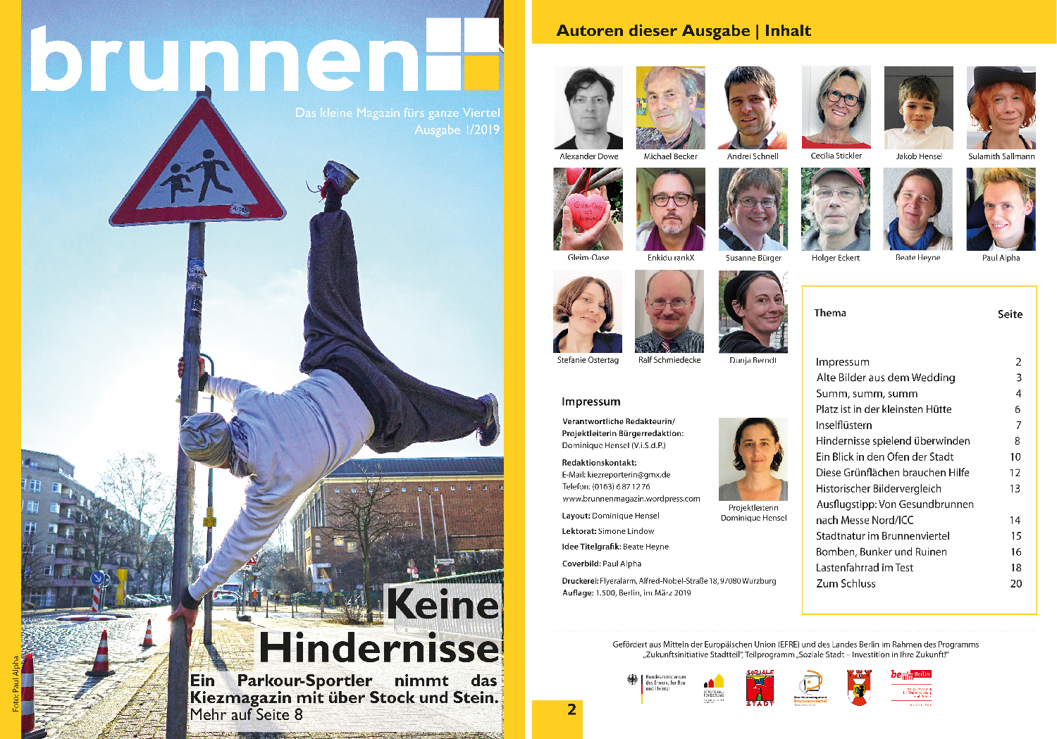 Neues Kiezmagazin: Keine Hindernisse