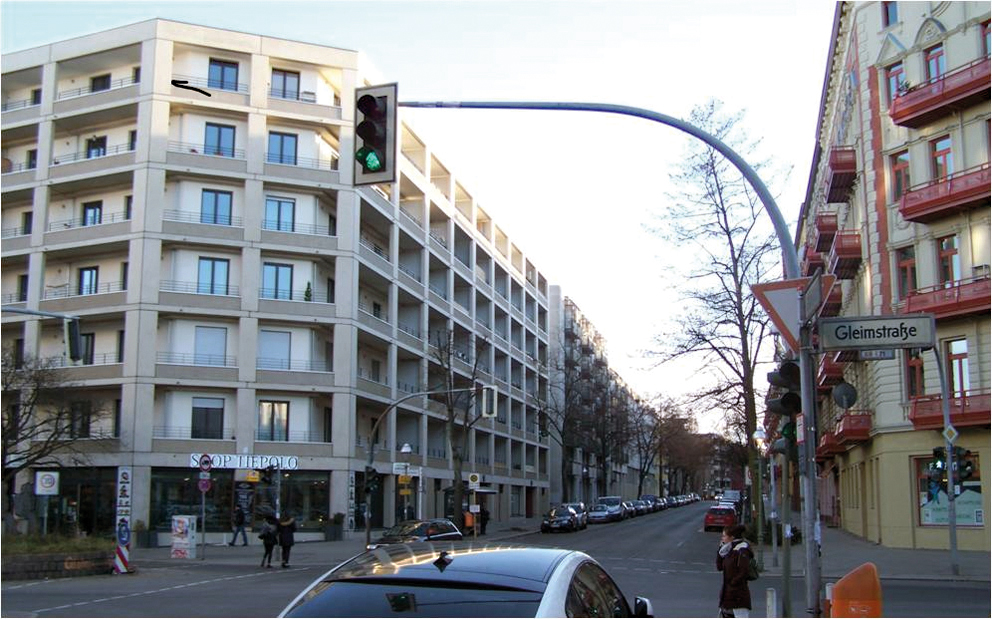 Graunstraße Ecke Gleimstraße im Januar 2018. Foto: Ralf Schmiedecke