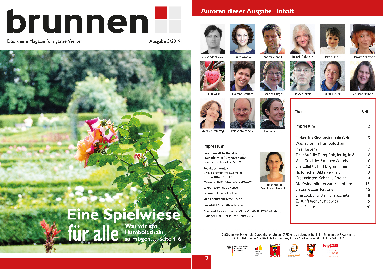 Kiezmagazin unterwegs im Humboldthain