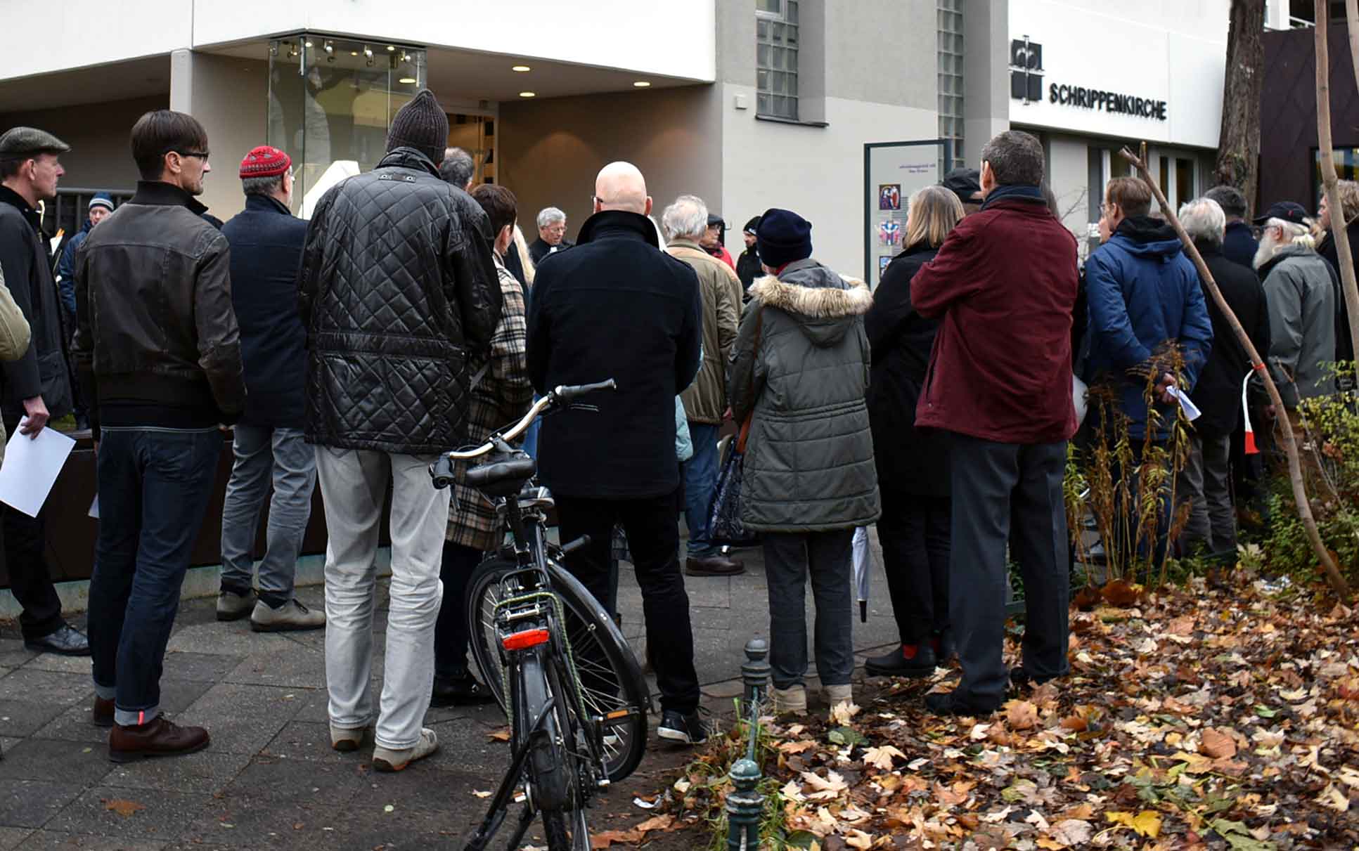 Andacht vor Schrippenkirche