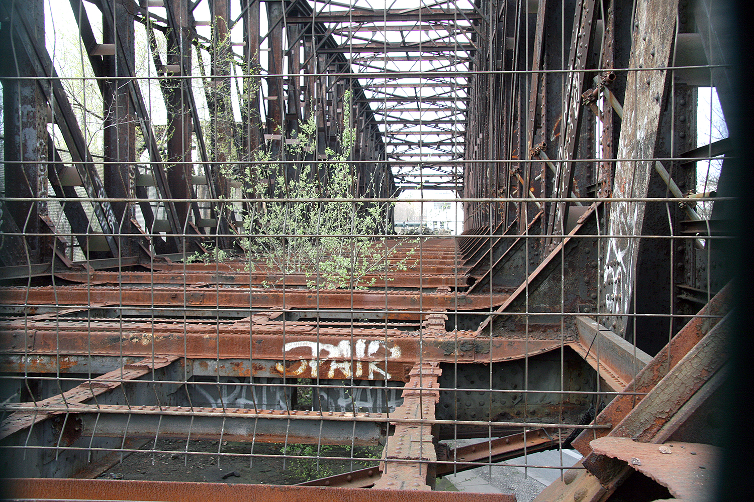 Von Rostbraun zur Grünverbindung über die Liesenbrücken