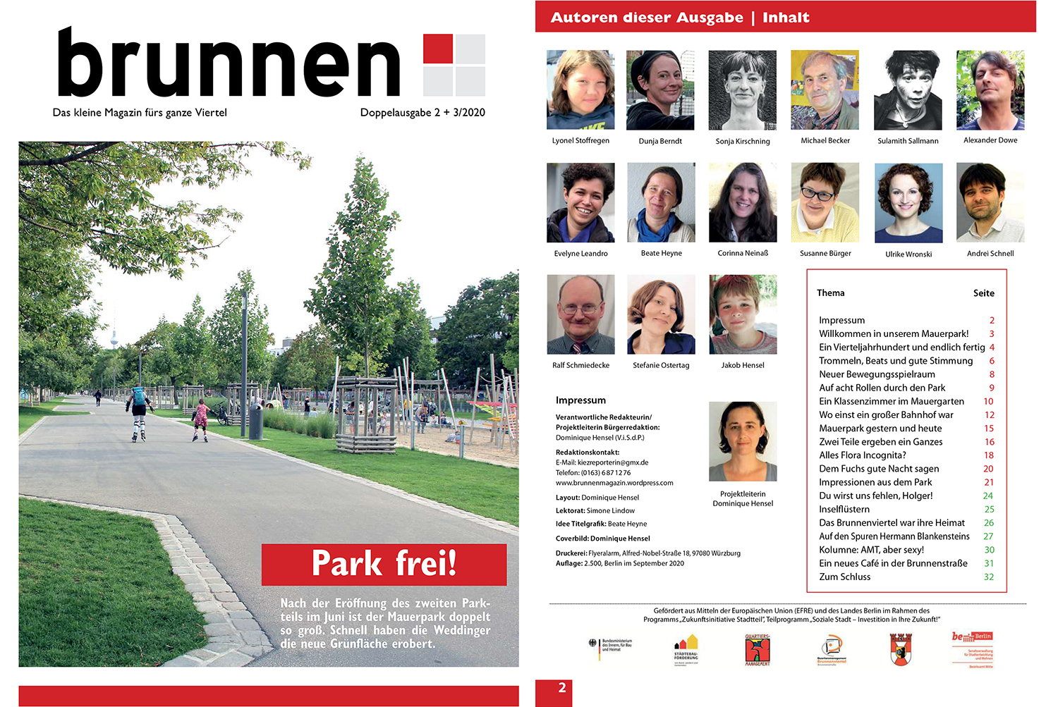 Park frei! Neues Kiezmagazin feiert den Mauerpark