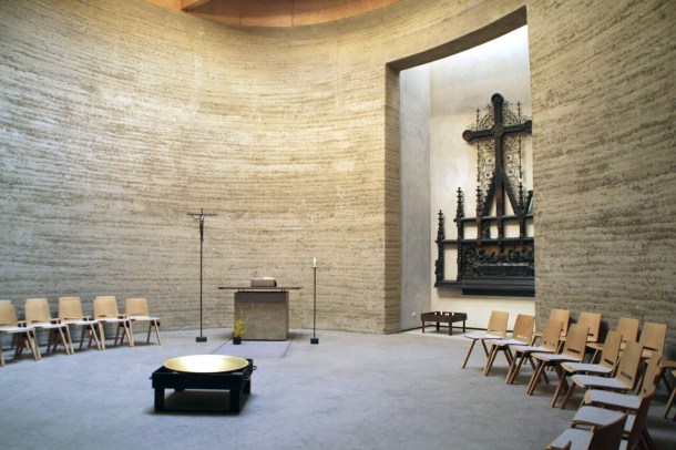 Blick in die Kapelle der Versöhnung