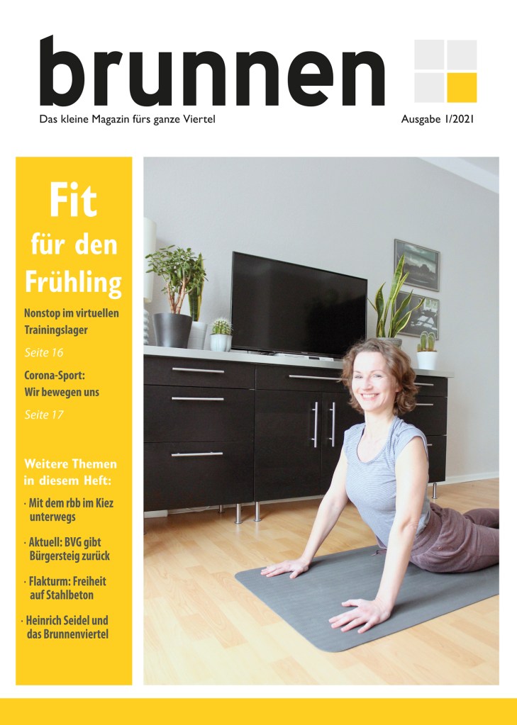 Die Titelseite der Ausgabe "Fit für den Frühling"