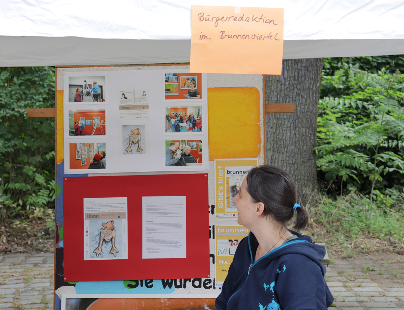 Dominique Hensel bei der Präsentation im SUZ