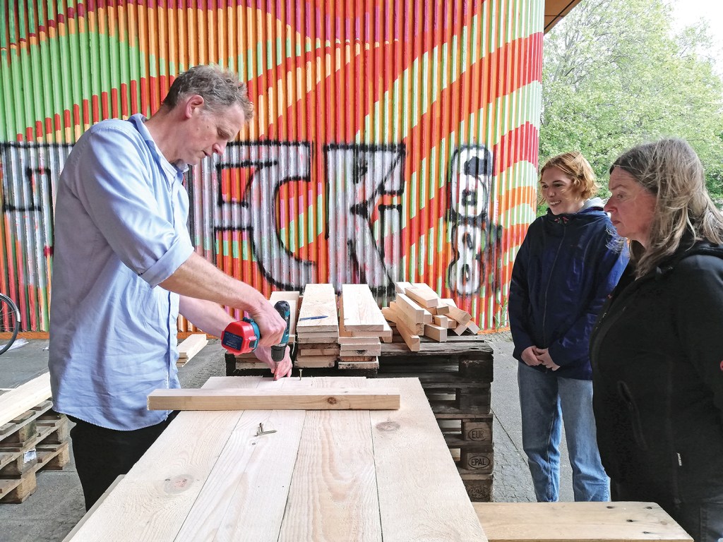 ehrenamtliches Engagement am Diesterbeet-Garten