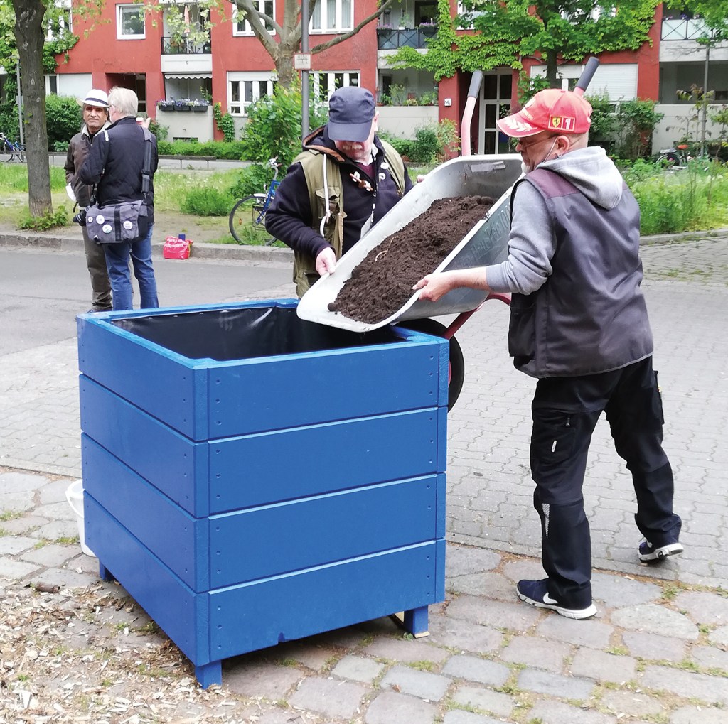 ehrenamtliches Engagement am Diesterbeet-Garten