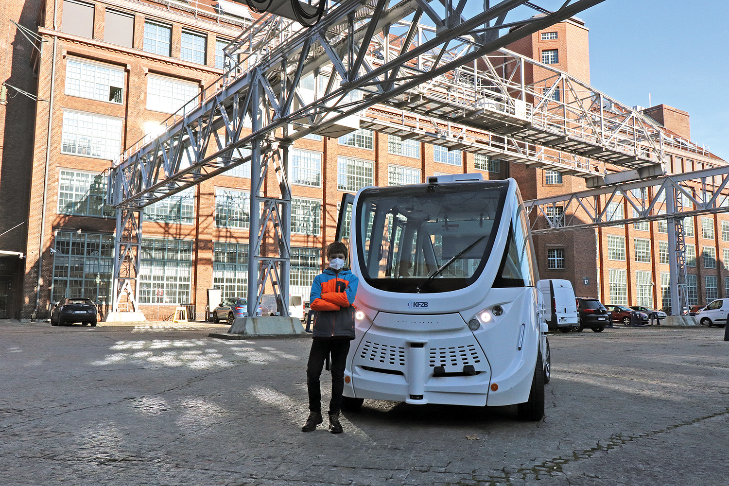 Autonomes Fahren auf dem AEG-Gelände