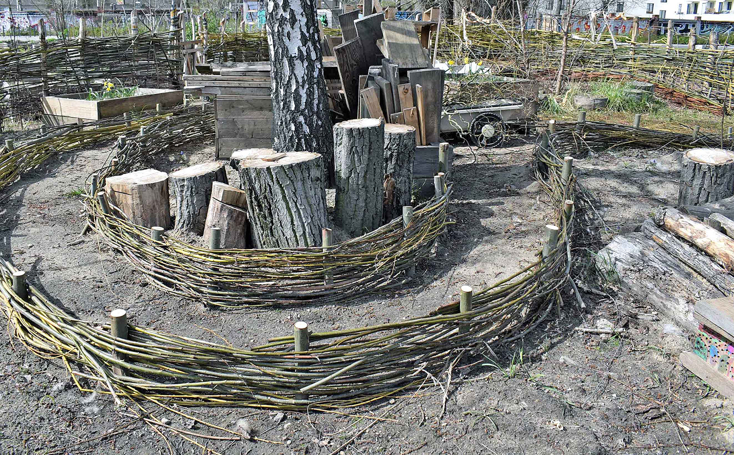 Im Gemeinschaftsgarten im Mauerpark. Foto: Becker