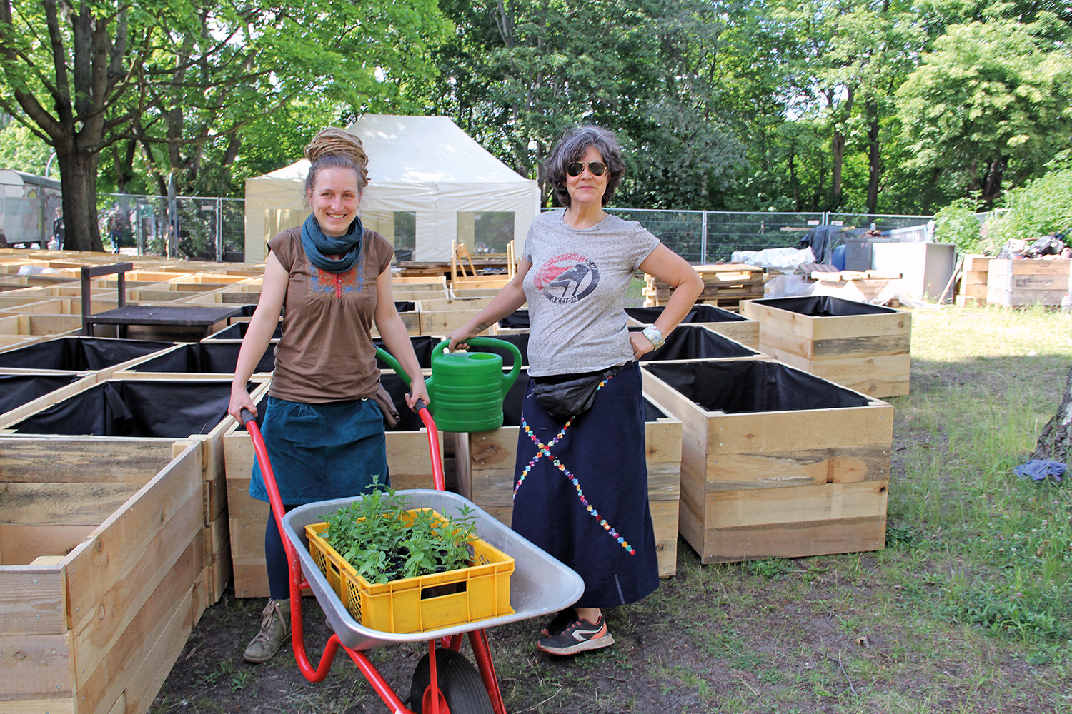 Das Himmelbeet ist jetzt in der Gartenstraße
