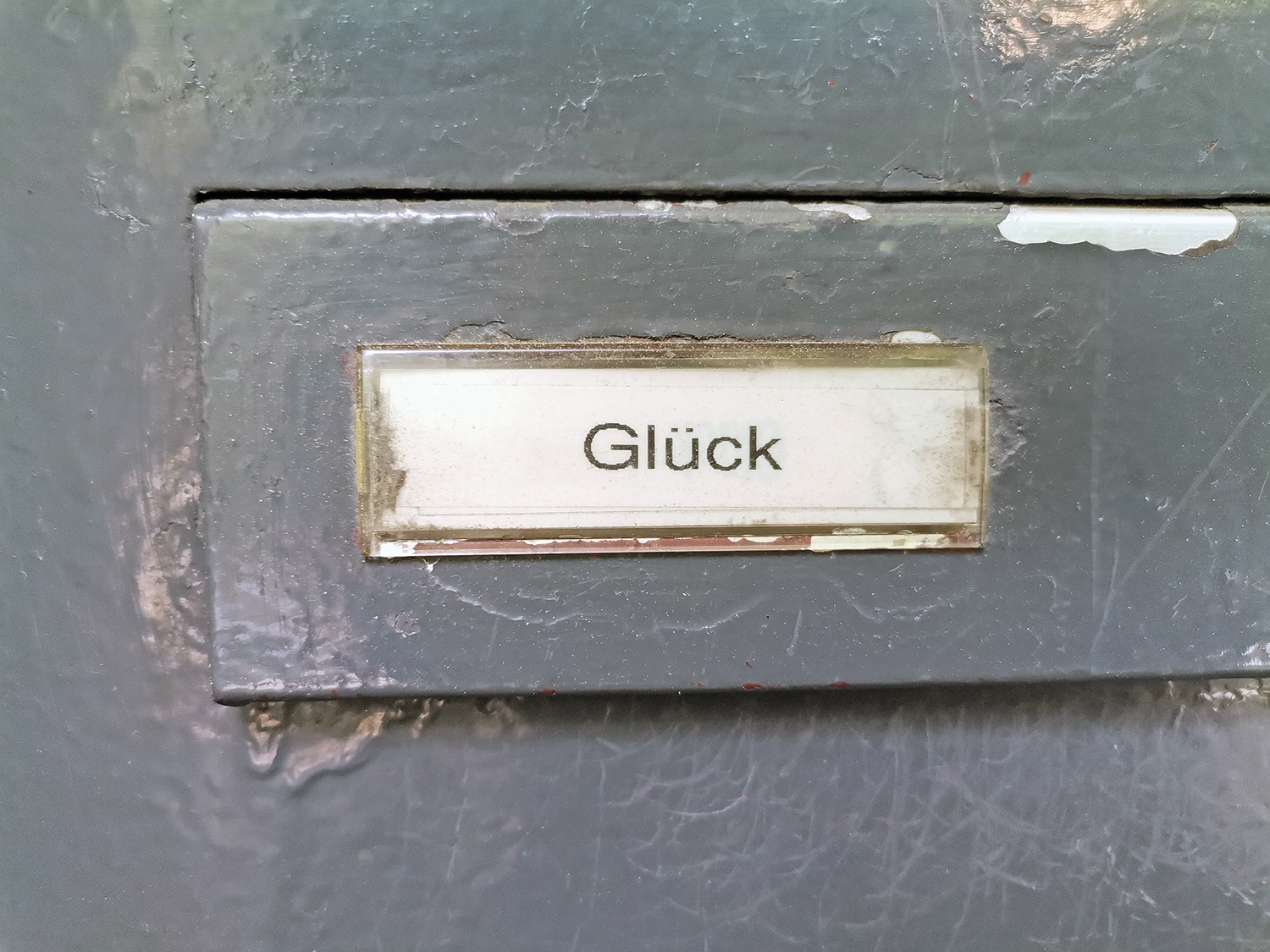 Klingelschilder zum Abschweifen