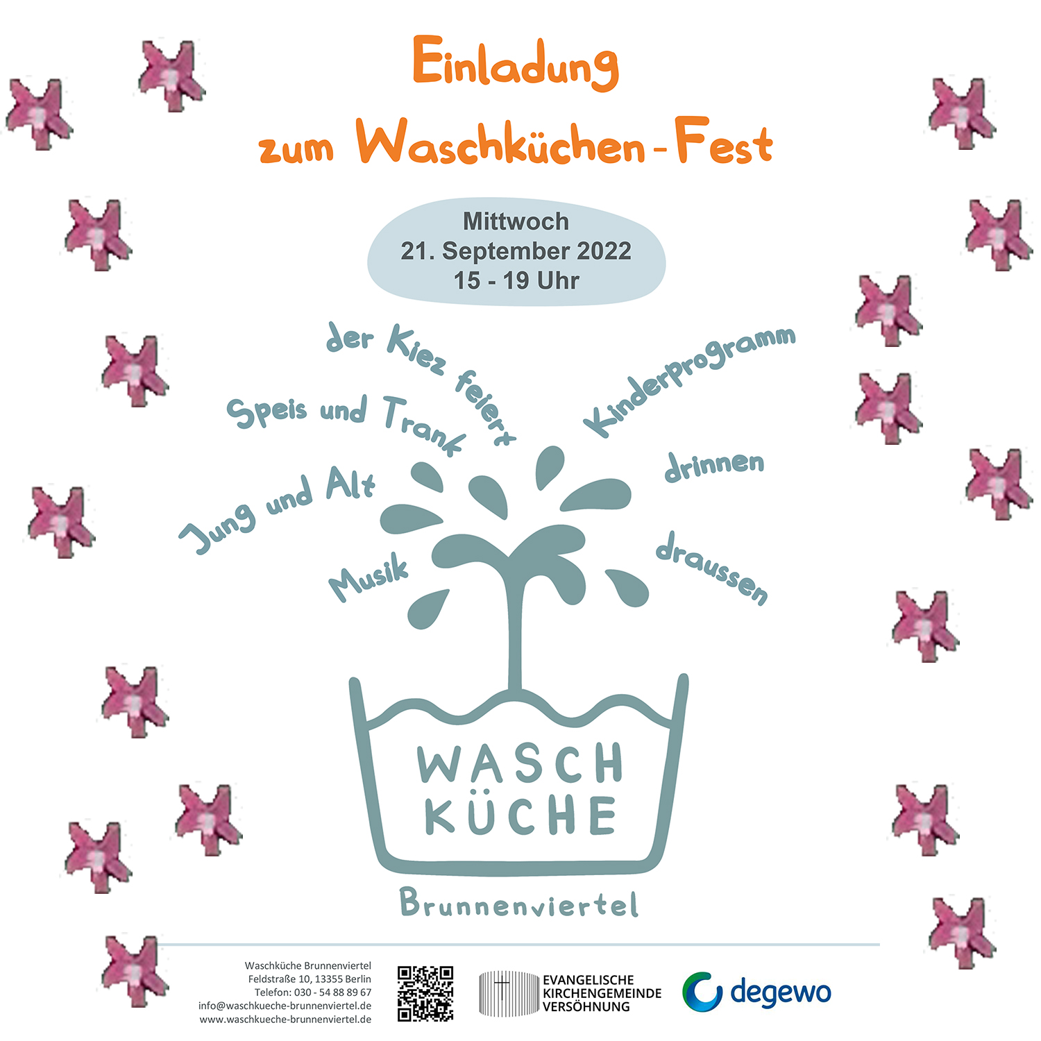 Waschküchen-Fest zum 1. Geburtstag