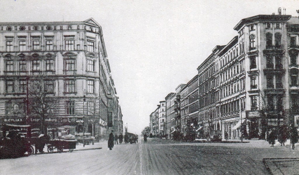 Die Rügener Straße um 1920. Foto: Archiv Ralf Schmiedecke