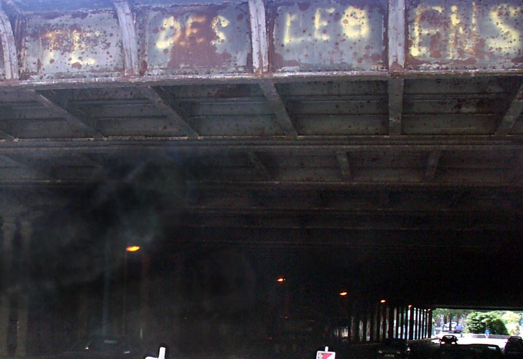 Die Oase am Ende des Gleimtunnels im Juli 2004. Foto: Becker