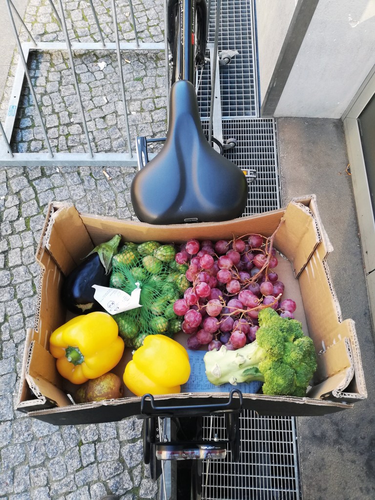 Obst und Gemüse, gerettet bei der Bio Company in der Chausseestraße. Foto: Dominique Hensel
