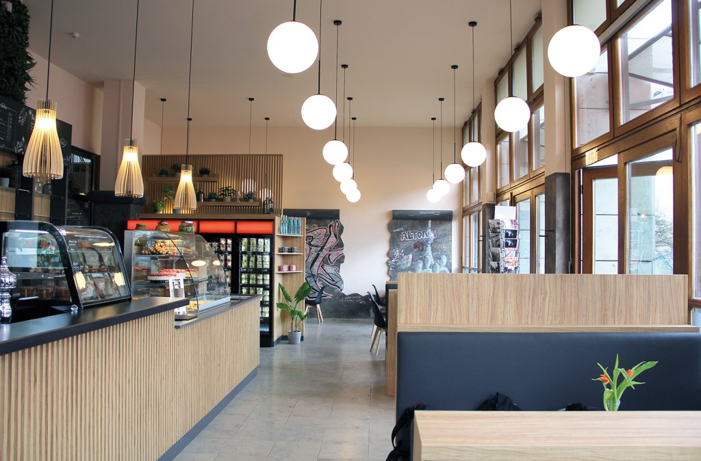 Blick ins neu gestaltete Mauercafé. Foto: D. Hensel