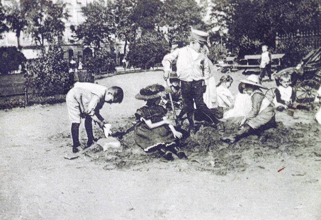 Auf dem Vinetaplatz um 1910. Foto: Archiv Ralf Schmiedecke