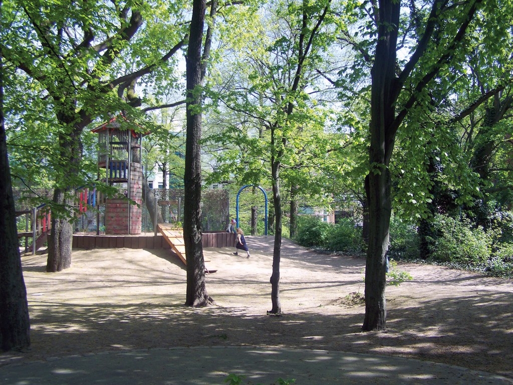 Spielplatz auf dem Vinetapatz 2023. Foto: Ralf Schmiedecke
