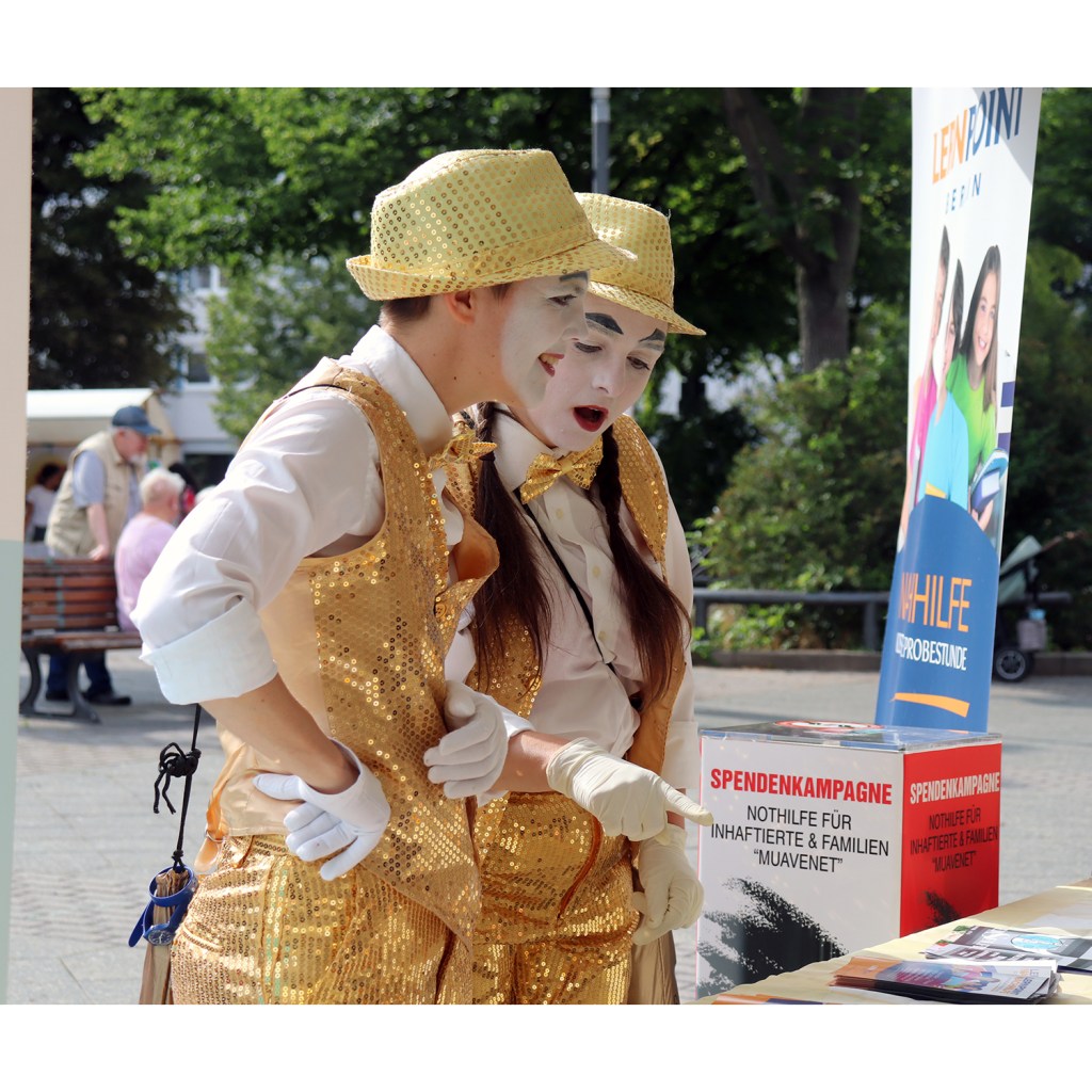 Goldene Besucherinnen waren auch zu sehen :) Foto: Andrei Schnell