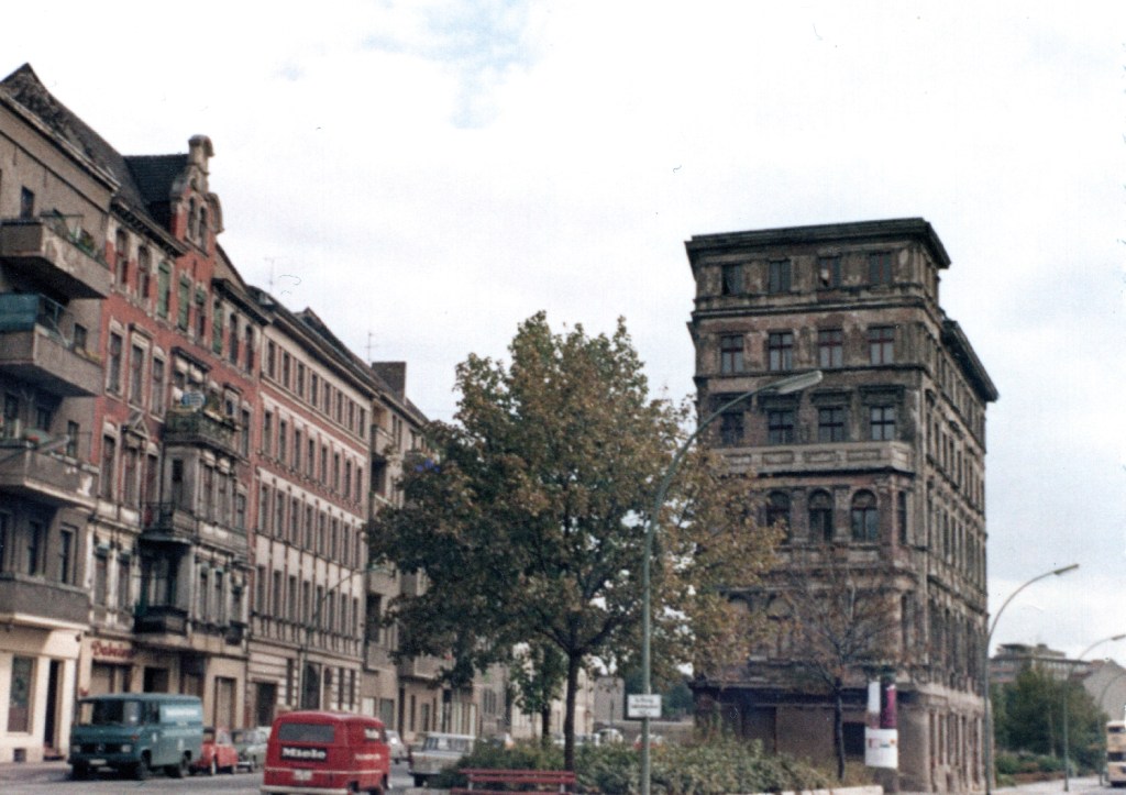 Bergstraße Ecke Gartenstraßeim Jahr 1971. Foto: Sammlung Ralf Schmiedecke