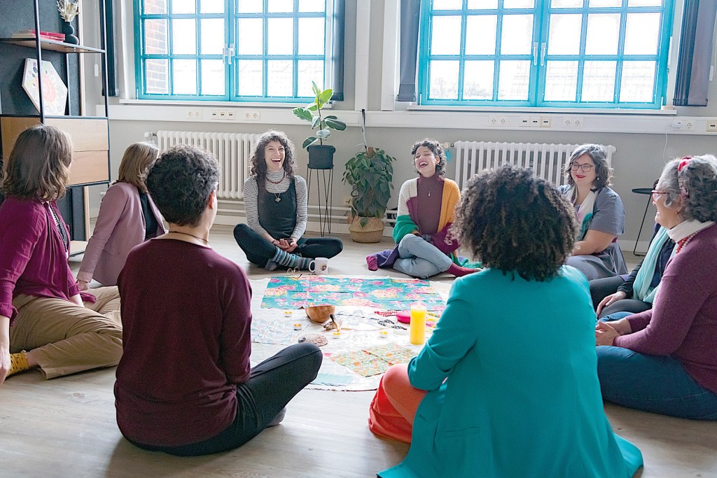Janainas-Treffen in den Räumen des Unicorn-Coworkings im Brunnenviertel. Foto: Isadora Xavier