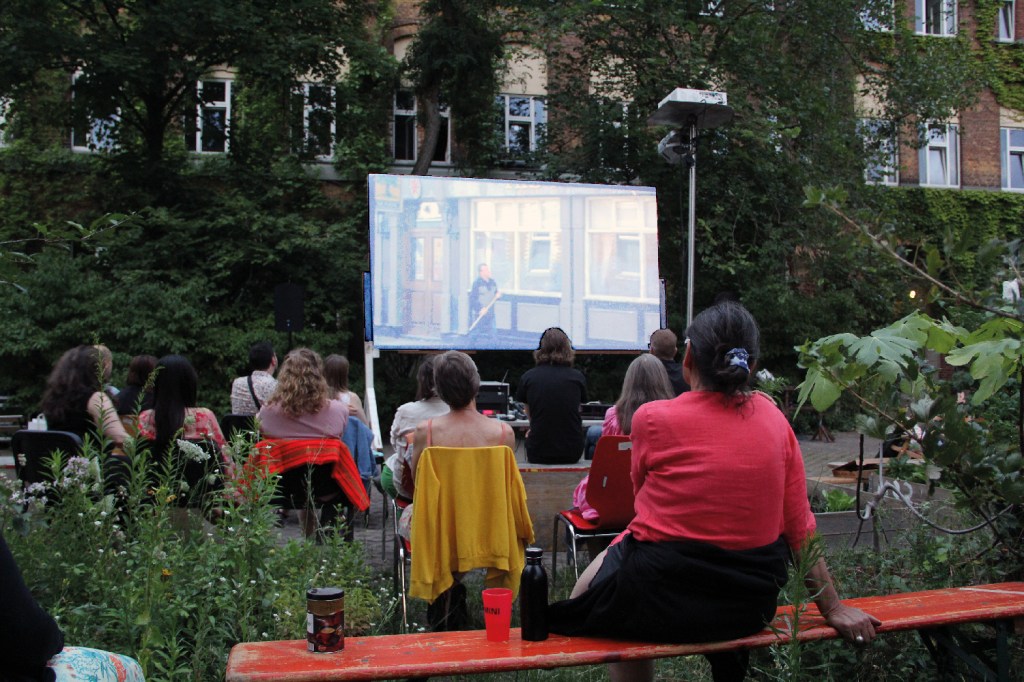 Beim Saisonstart des Kompostkinos im Prinzengarten. Foto: Hensel
