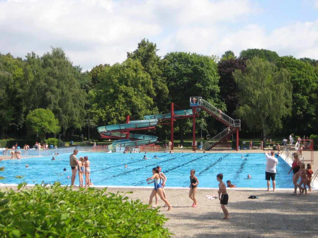Im Sommerbad im Humboldthain. Foto: Hensel
