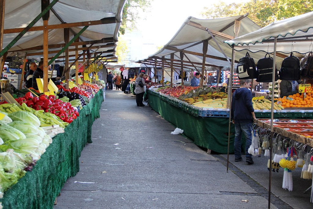 Auf dem Genter Wochenmarkt. Foto: Hensel