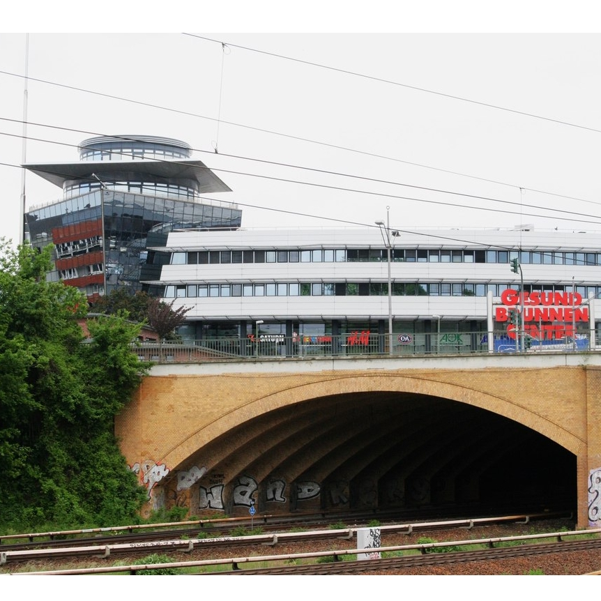 Check-in auf dem Dach am Gesundbrunnen